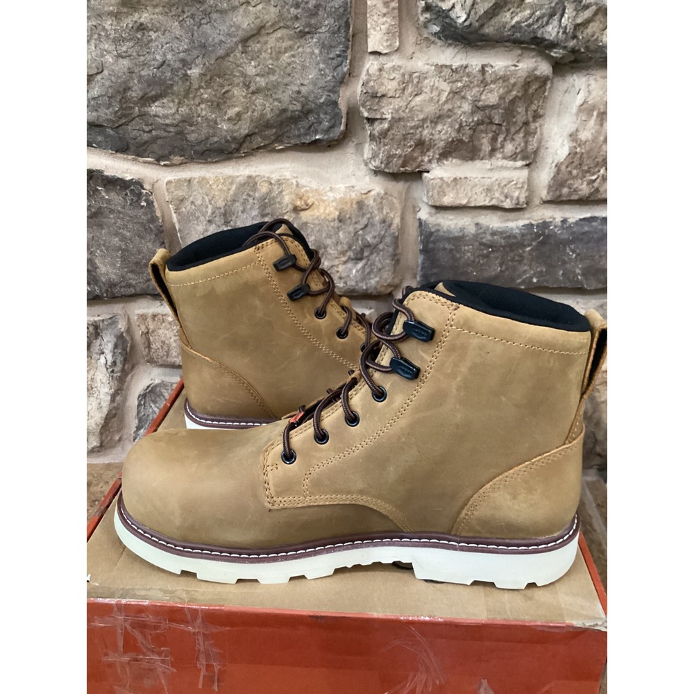 BRUNT Sullivan 6" Comp Toe Waterproof Work Boots Brown Mens 11.5 BRF10011-001 - Picture 2 of 8